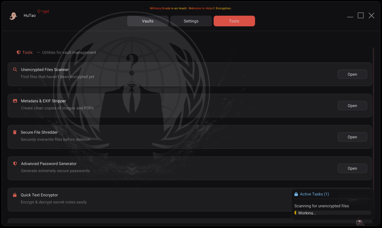 HuTaoCrypt extra tools tab